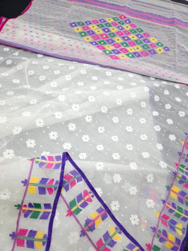 Cotton Jamdani (White)