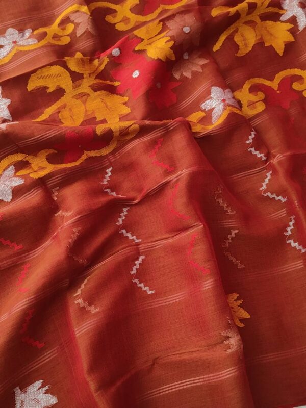 স্লাব কটন মনিপুরী শাড়ী ২