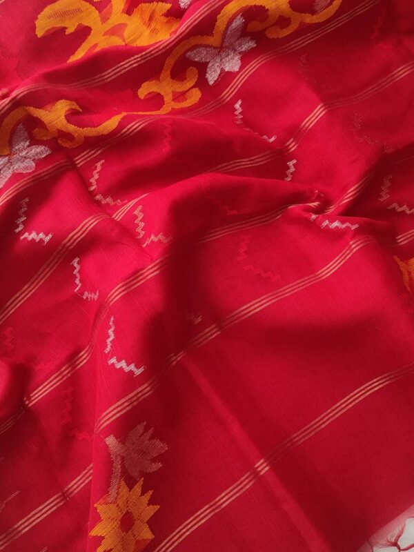 স্লাব কটন মনিপুরী শাড়ী