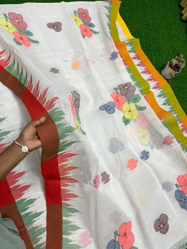 মাল্টিকালার মনিপুরী শাড়ী